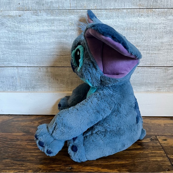 Disney Large Blue Stitch Stuffed Animal - Picture 7 of 9
